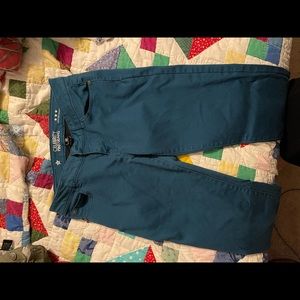 Dark teal jeans